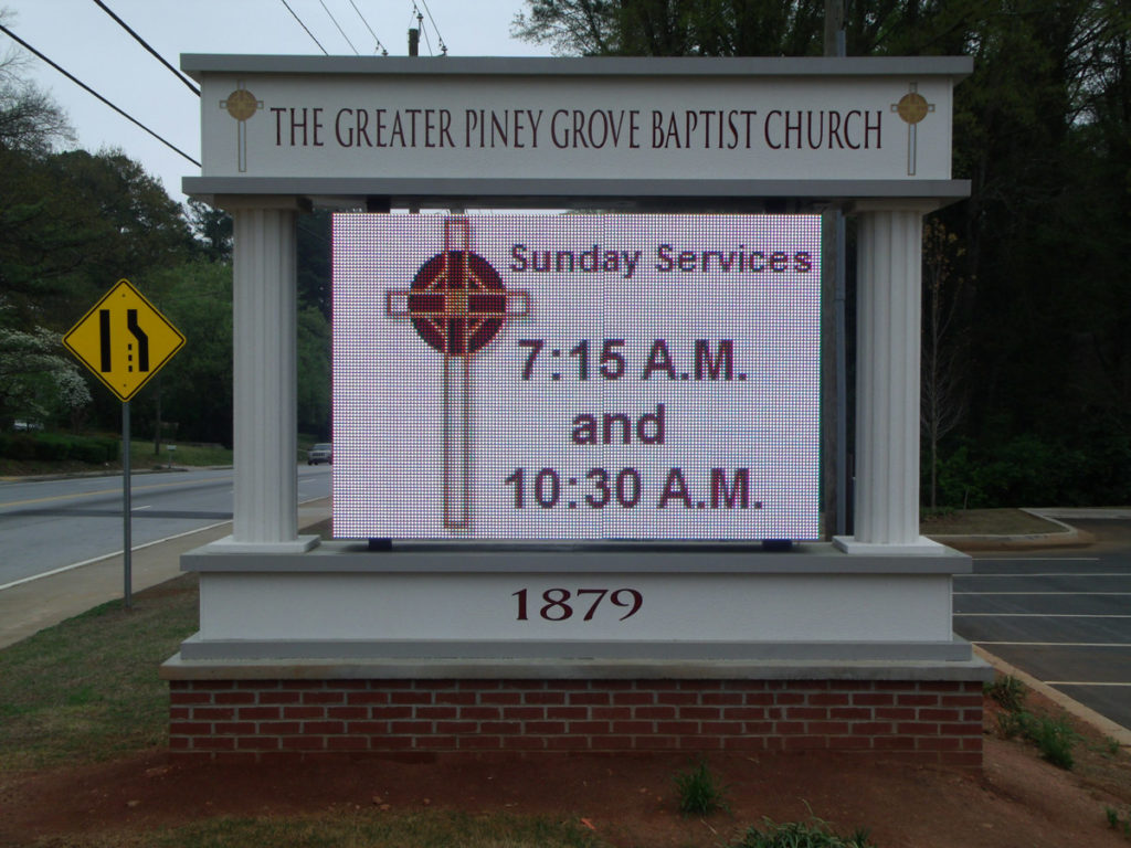 Church Led Displays Icomm Signs